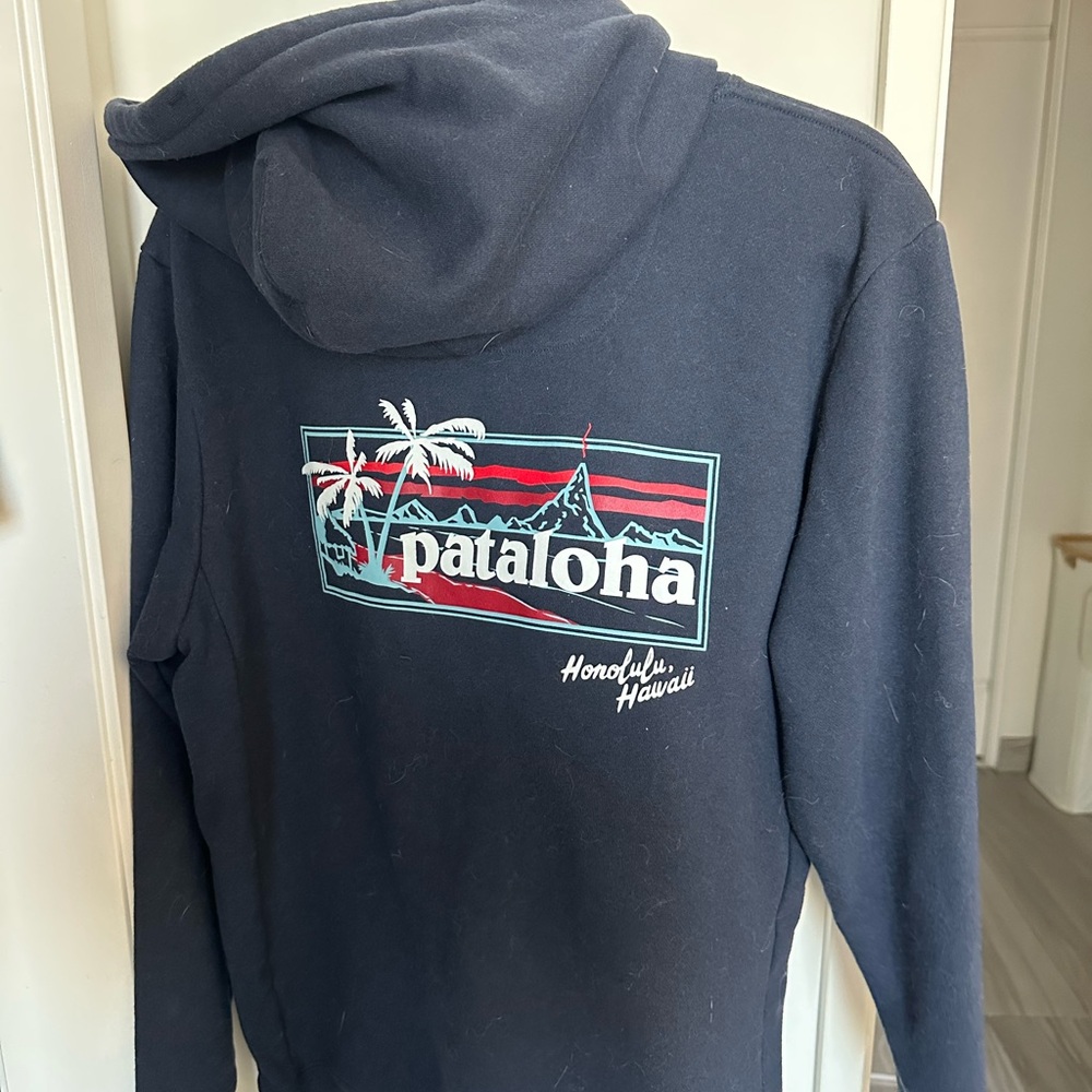 Patagonia Pataloha Graphic Hoodie - Dark Blue